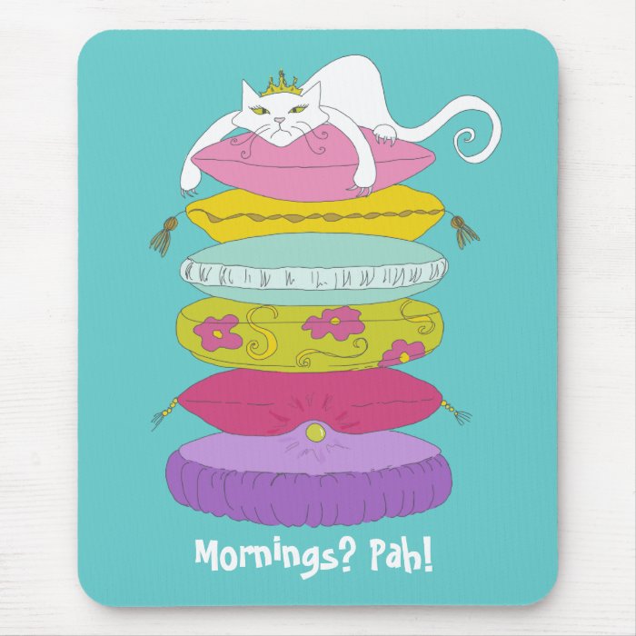 Grumpy Cat funny cartoon mouse pad