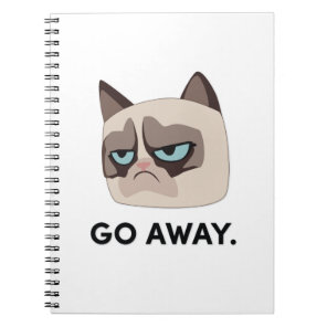 Grumpy Cat "Go Away" Sketch Book
