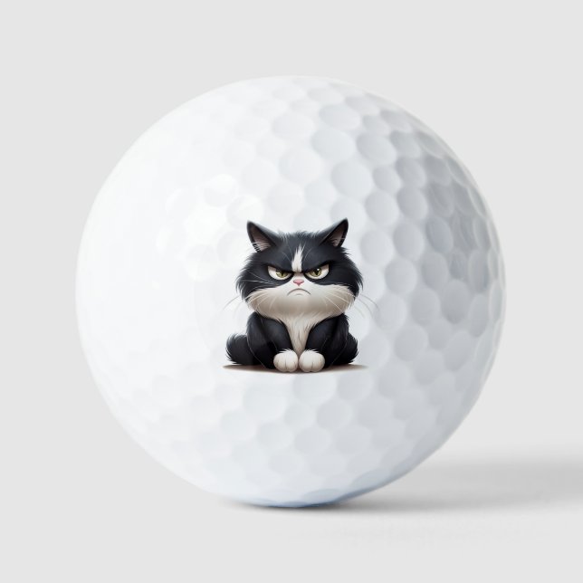 Grumpy cat golf balls (Front)