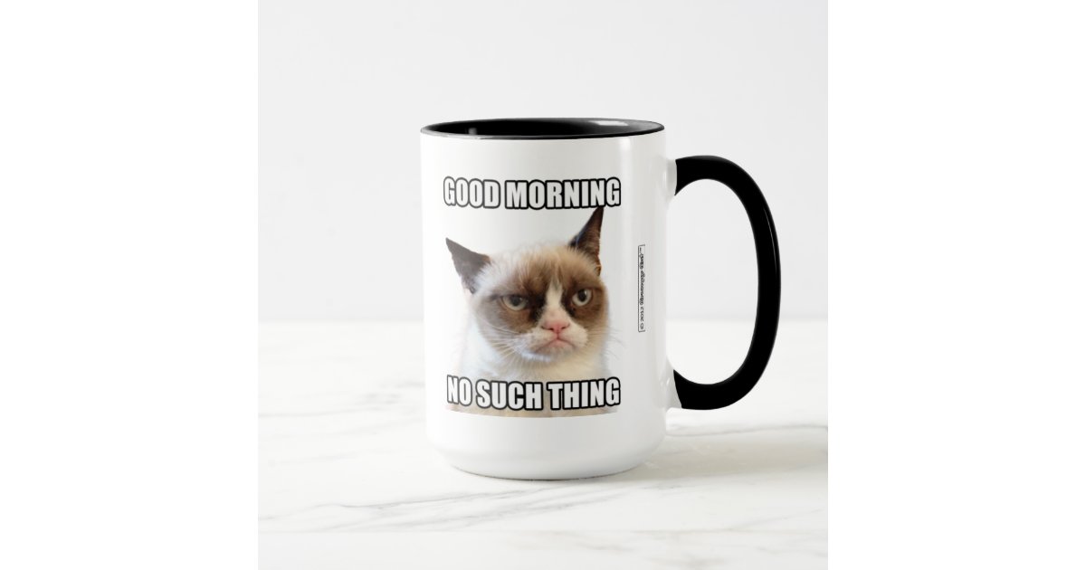 grumpy cat good morning