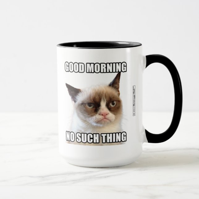 Grumpy Cat™ Good Morning - No Such Thing Mug (Right)