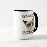 grumpy cat good morning mug