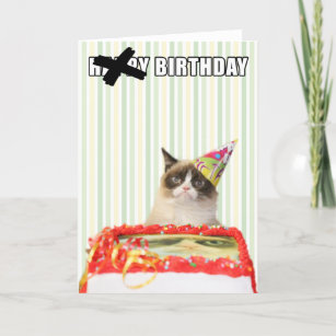 birthday funny grumpy cat