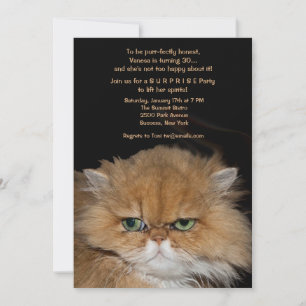 Grumpy Cat Invitation