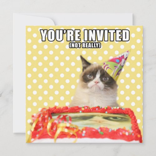 Grumpy Cat Invitations _ Youre Invited