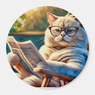 Grumpy cat magnet