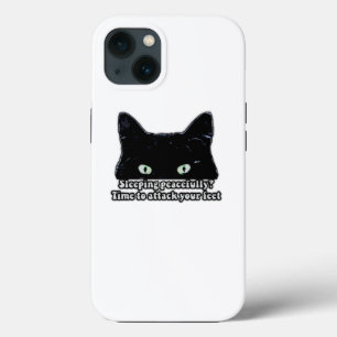 Grumpy cat meme for cat lovers and kitten owners iPhone 13 case