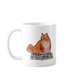 Grumpy cat meme for cat persons and kitten lovers coffee mug