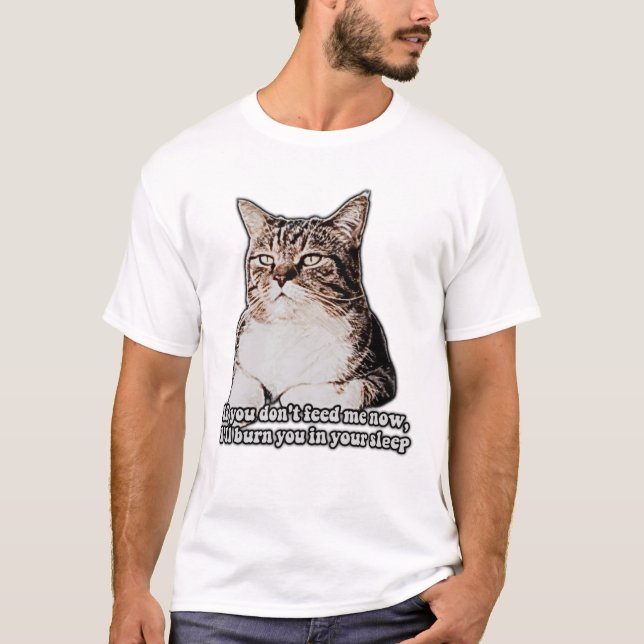 Grumpy cat meme for cat persons and kitten owners T-Shirt (Front)