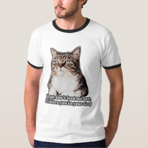Grumpy cat meme for cat persons and kitten owners T-Shirt