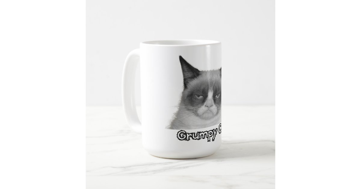 Grumpy Cat Mug ("Grumpy Cat" Text) | Zazzle