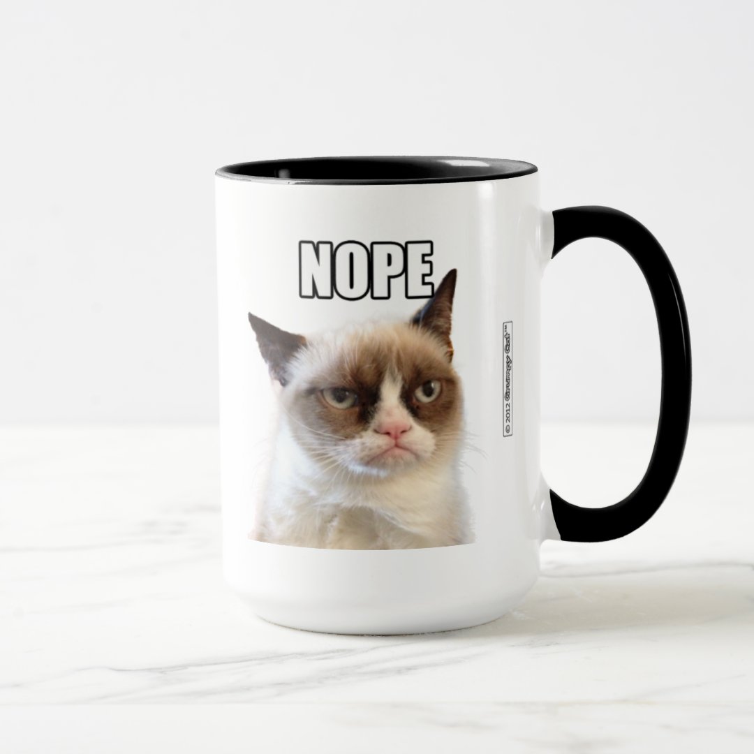 Grumpy Cat™ NOPE Mug | Zazzle