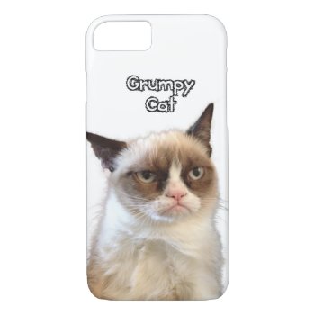 Grumpy Cat Phone Case by thegrumpycat at Zazzle