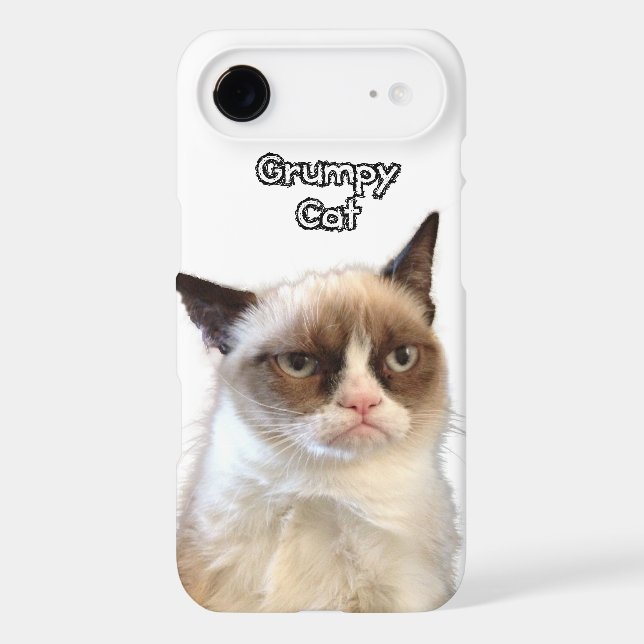 Grumpy Cat Phone Case (Back)