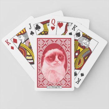 Grumpy Cat™ Playing Cards by thegrumpycat at Zazzle