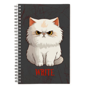 Grumpy Cat Pun Fun Write Journal Notebook