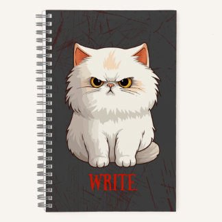 Grumpy Cat Pun Fun Write Journal Notebook