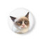 Grumpy Cat Round Magnet