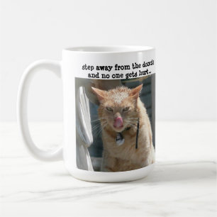Grumpy Cat, step away from the donuts... Coffee Mug