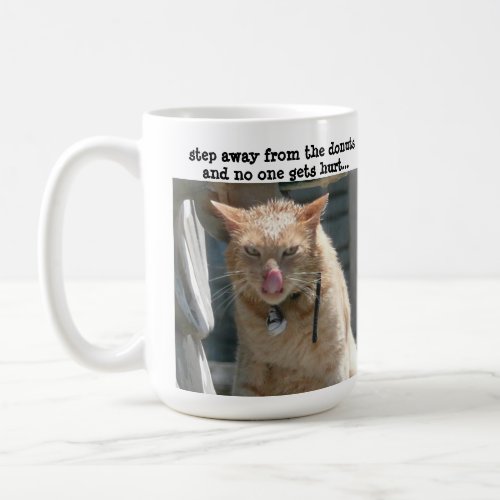 Grumpy Cat step away from the donuts Coffee Mug
