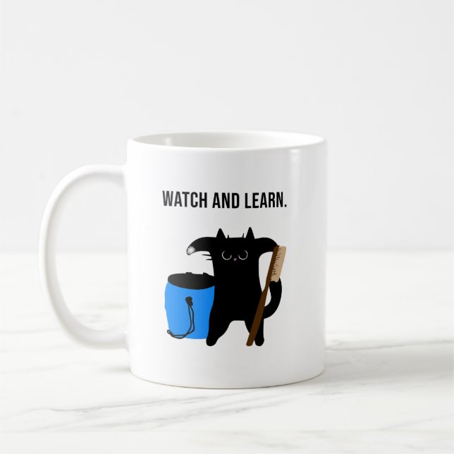 Grumpy Cat Teaches Climbing Collection Coffee Mug (Left)