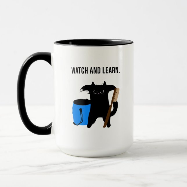 Grumpy Cat Teaches Climbing Collection Mug (Left)
