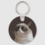 Grumpy Cat - The Grumpy Stare Keychain at Zazzle