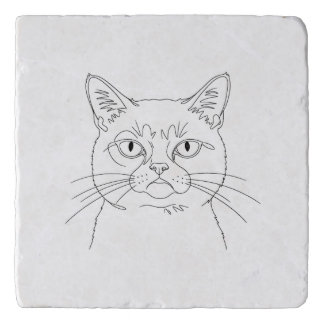 Grumpy cat trivet