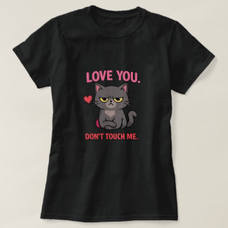 Grumpy Cat Valentine Shirt – Love You Don’t Touch 