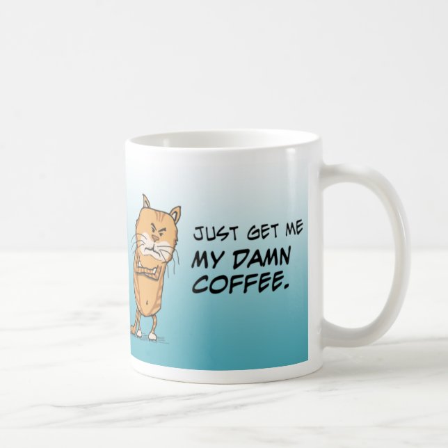 Grumpy Cat Wants Coffee Mug (Right)