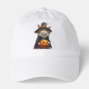 Grumpy Cat Wearing Pumpkin Witch Outfit 🎃 Hat