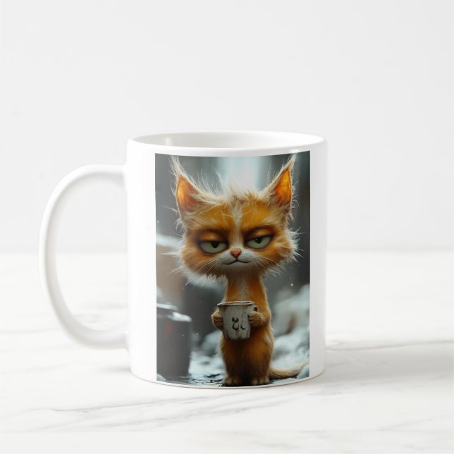 Grumpy Cat's Morning Coffee Mug (Left)
