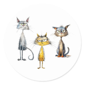 Grumpy Cats Stickers