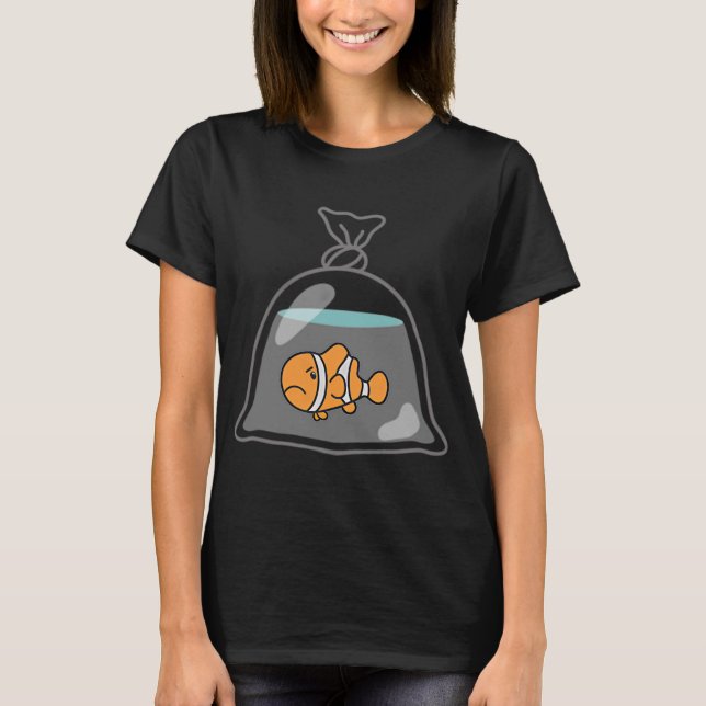 Grumpy Clown Fish T-Shirt (Front)