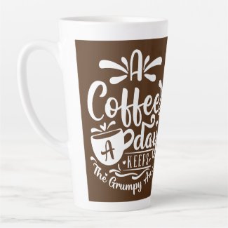 Grumpy Coffee Cat 