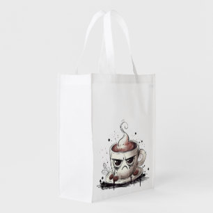 Grumpy Coffee Grocery Bag
