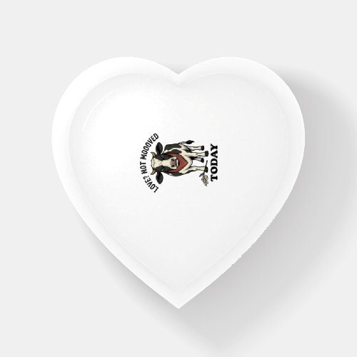 Grumpy Cow Valentine Moody Farm Humor Shirt Paperweight