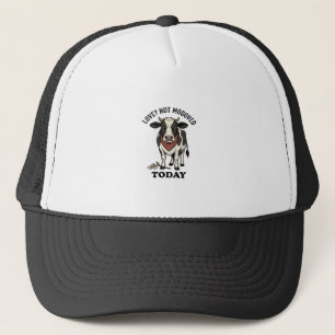 Grumpy Cow Valentine Moody Farm Humor Shirt Trucker Hat