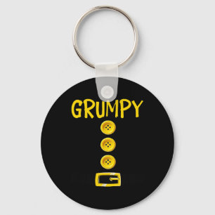 Grumpy Dwarf Halloween Costume Color Matching Grum Keychain