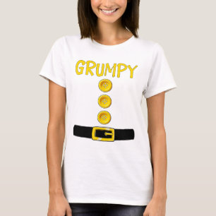 Grumpy Dwarf Halloween Costume Color Matching Grum T-Shirt