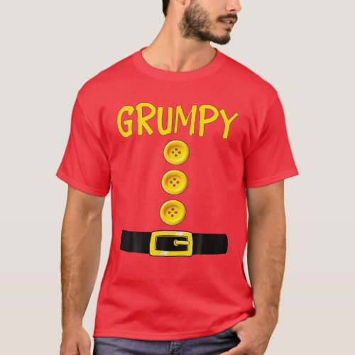 Grumpy Dwarf Halloween Costume Color Matching Grum T_Shirt