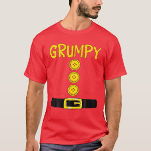 Grumpy Dwarf Halloween Costume Color Matching Grum T-Shirt