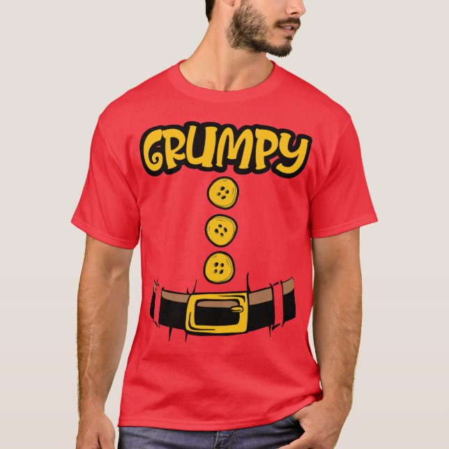grumpy dwarf halloween costume matching shirt vint (Front)