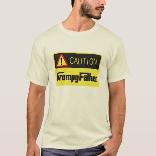 Grumpy Fathers Day T_Shirt  Funny Graphic Tees