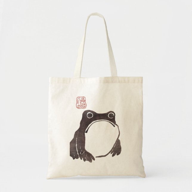 Grumpy Frog Matsumoto Hoji Essential T Shirt Tote Bag (Front)