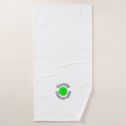 Grumpy Geezer - For Her Bath Towel