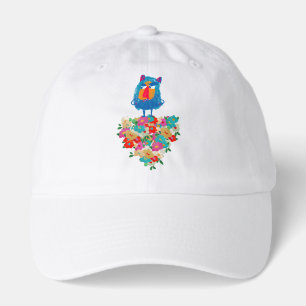 Grumpy Giant on Pastel Blooms Hat