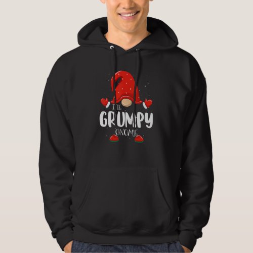 Grumpy Gnome Matching Family Group Christmas Pajam Hoodie