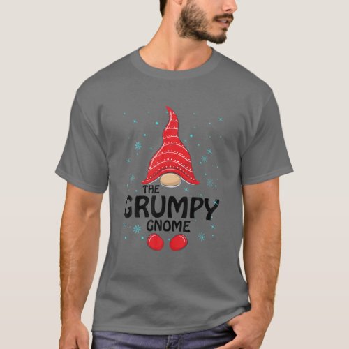 Grumpy Gnome Matching Family Group Christmas Party T_Shirt