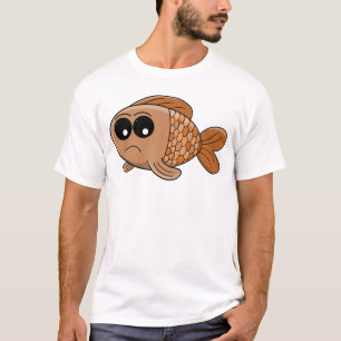Grumpy Goldfish Cartoon T-Shirt